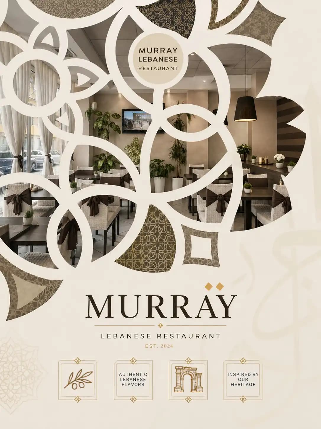 Подредена маса в ресторант Murray